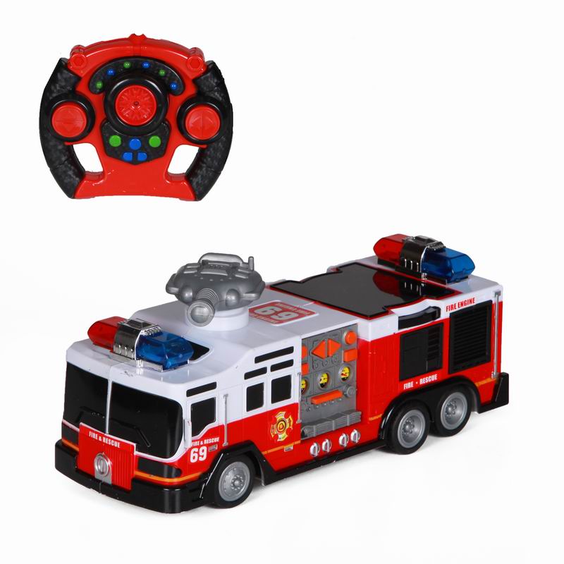 Пожарная машина на радиоуправлении с пультом  